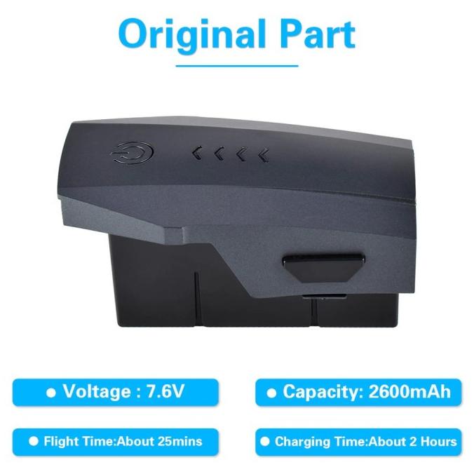 [ Promo ] Original Sg907 Max 4K Batre Battery 7,6V 2.600Mah Drone Baterai Lipo - Drone Kamera Dan Ak