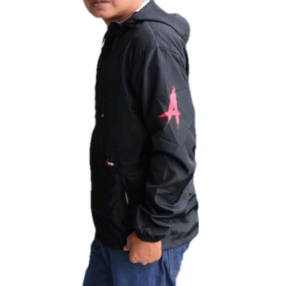 JAKET  PARASUT OLAH RAGA WANITA DAN LAKI LAKI JAKET JOGGING DAN RUNNING