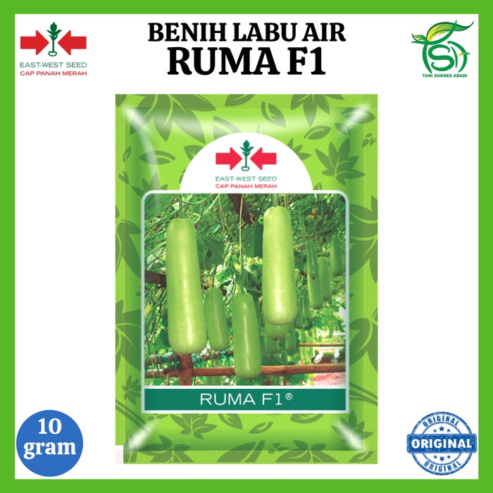 Benih Labu Air RUMA F1 10 Gram - Bibit Cap Panah Merah