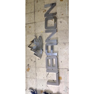 Huruf Timbul Stainless Tebal 3cm