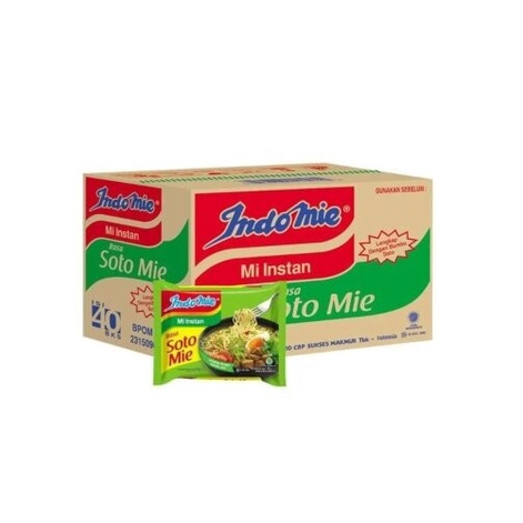 

NEW Indomie Kuah Soto Mie Isi 40 pcs x 70 g 1 kardus 1 kardus Sayurbox