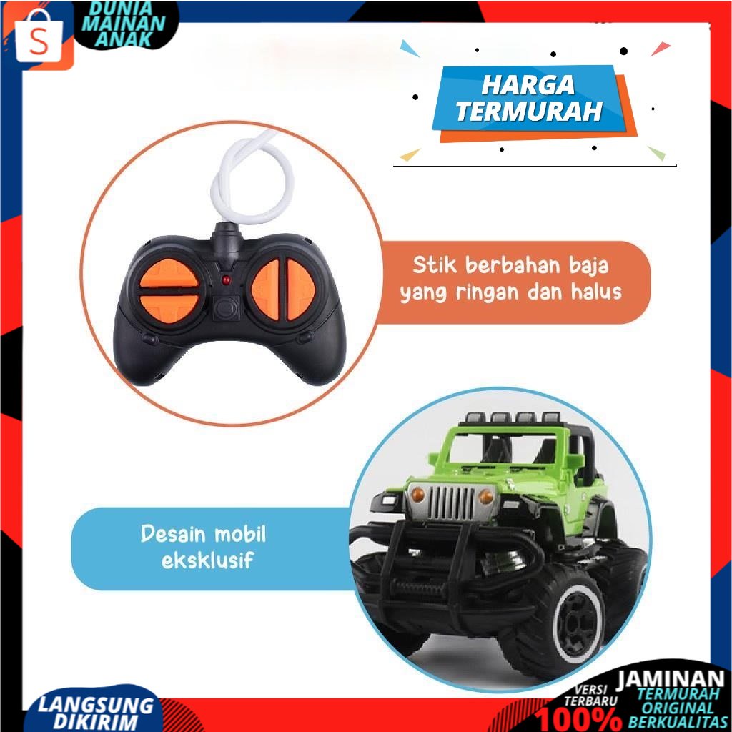 Mainan mobil remot kontrol Toys Rc Car Jeep Offroad Remote Control SNI MINI CLIMBER TERBARU