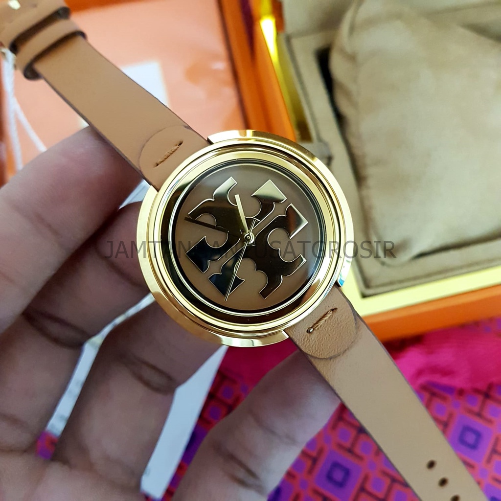 termurah jam tangan Tory Burch TBW 6201 Ori Bm baterai, Strap Leather, 36mm premium