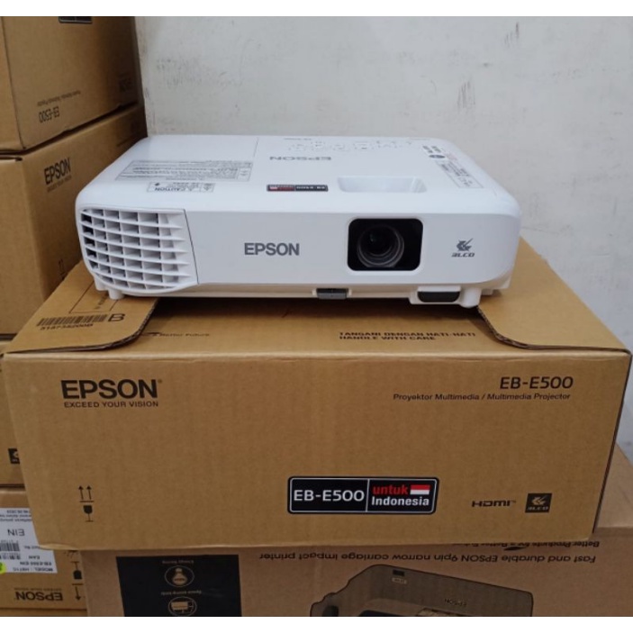 PROJECTOR EPSON EB-E500 ( PENGGANTI EB-S400 )