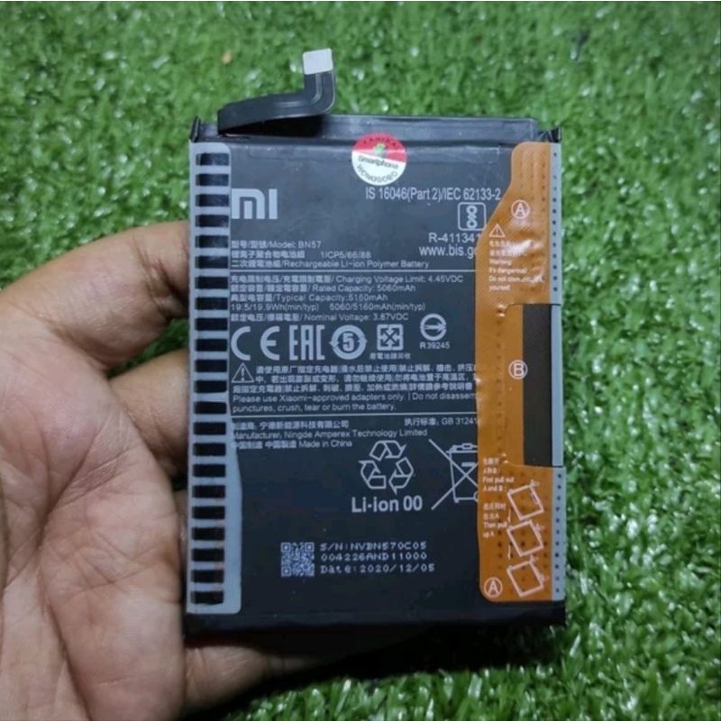 Baterai Pocophone X3 / Pro / Nfc - Batre Model BN57 - Ori Copotan