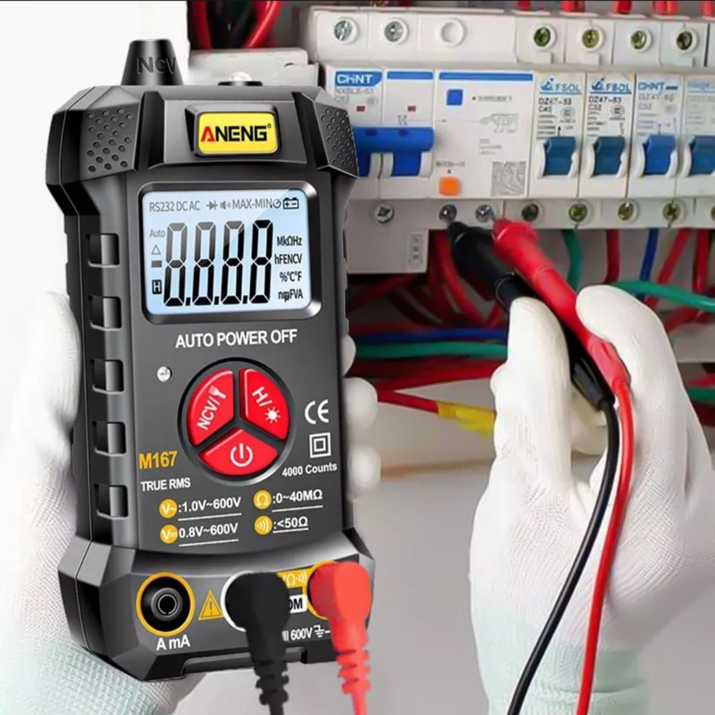 Digital Multimeter Multimetro Tester DC/AC Voltage Current Lcr Meter Pocket Professional Testers SENSING LCD FLASH BUZER ALARM SENSING LCD FLASH BUZER ALARM  ANENG Digital Multimeter Voltage Tester - AVOMETER DIGITAL SZ08 NCV NON CONTAK SENSING / MULTITES