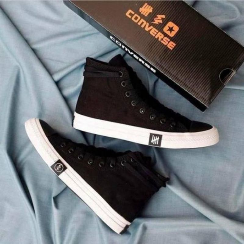 Sepatu converse all star sekolah ct petir tinggi hitam chuck taylor canvas tali grade original sepatu kerja sepatu sekolah sepatu pria dan wanita