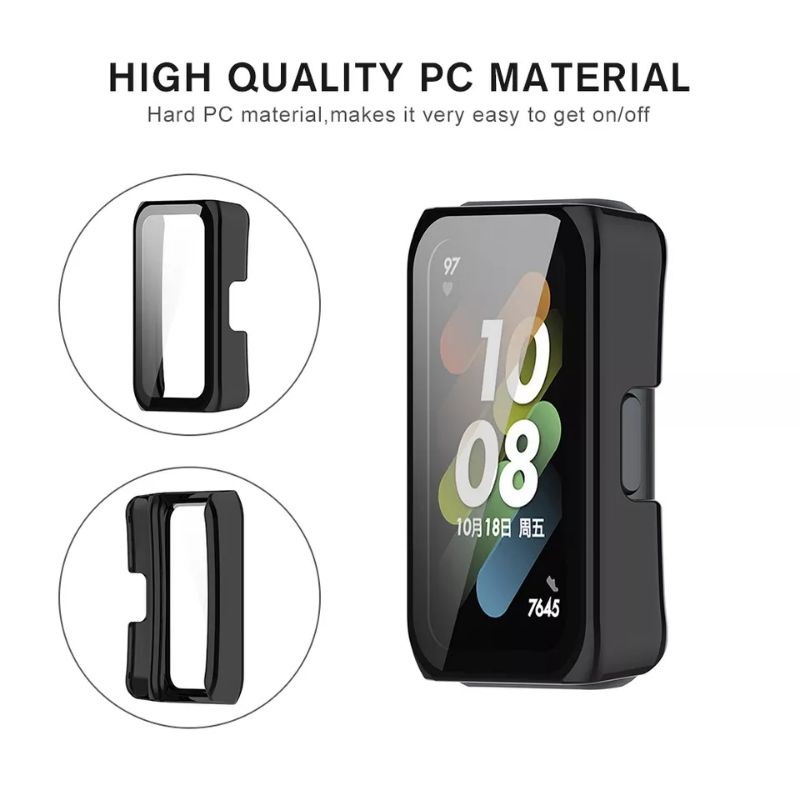 Bumper Case Huawei Band 8 Huawei Band 7 Huawei Band 6 Hardcase Full Screen Protector Cover