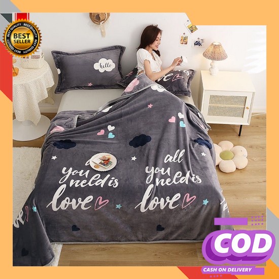 Selimut Bayi Extra Tebal Murah 180X200 Dewasa Polos T4Z6 Putih Karakter Tebal Dewasa Jumbo Karakter 