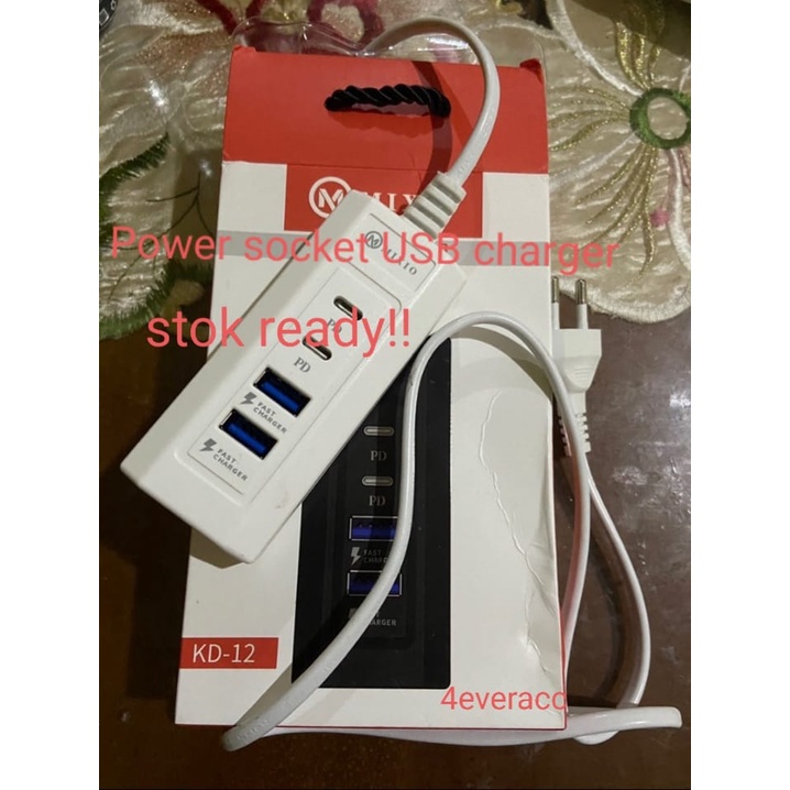 Power Socket Charger Terbaru MIXIO KD-12