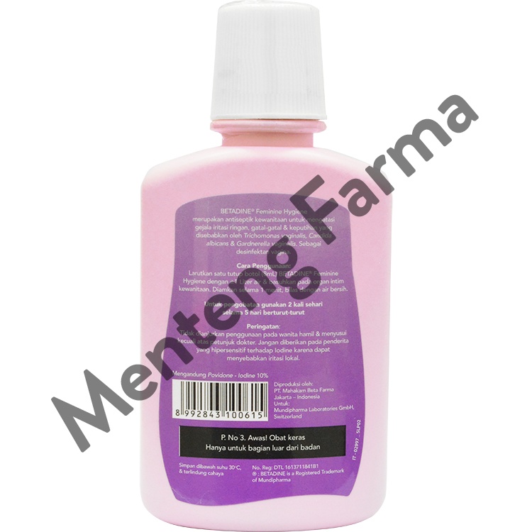 Betadine Feminine Hygiene 60 mL - Pembersih Kewanitaan