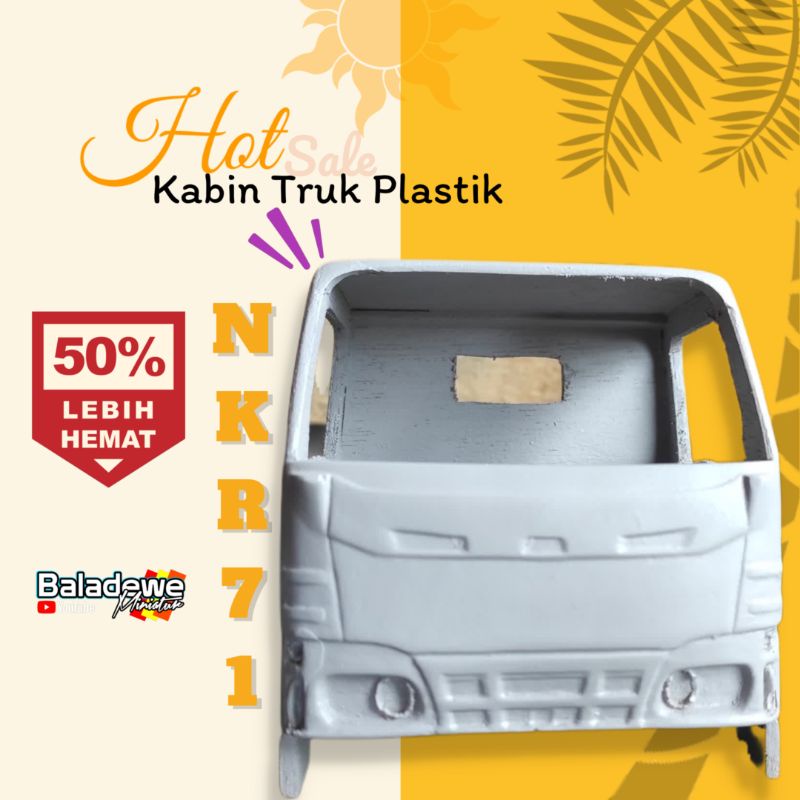 KABIN Elf Macan Truk Plastik Anak Sudah Rakitan Berkualitas