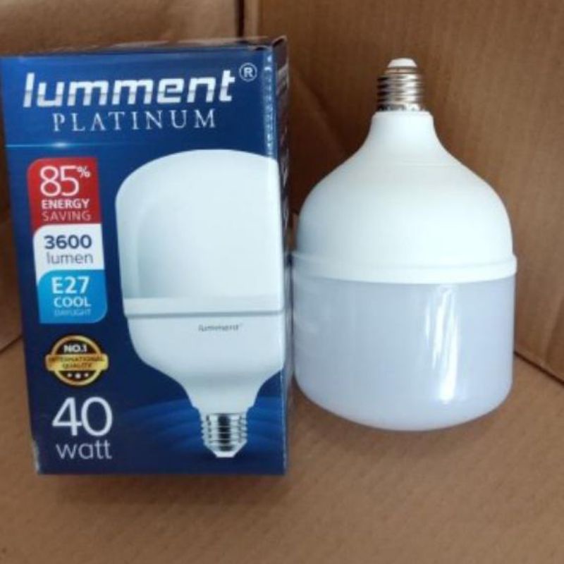 Lampu LED Jumbo Lumment Platinum 40 Watt | Led Lampu Putih Lumment Terang 40W