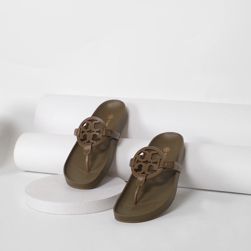 TORY BURCH MILLER CLOUD SANDAL OLIVE