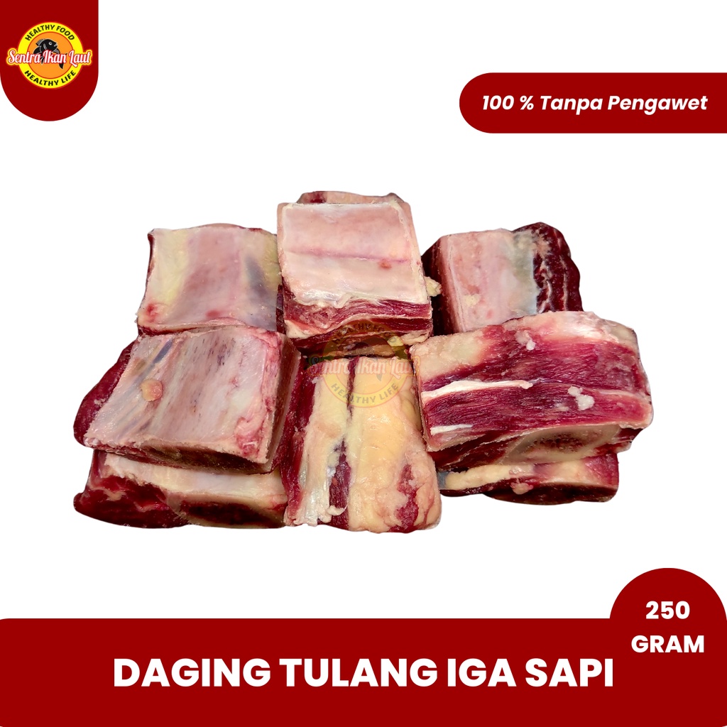 

Daging Iga Sapi Tulang Muda Short Ribs 250 Gram