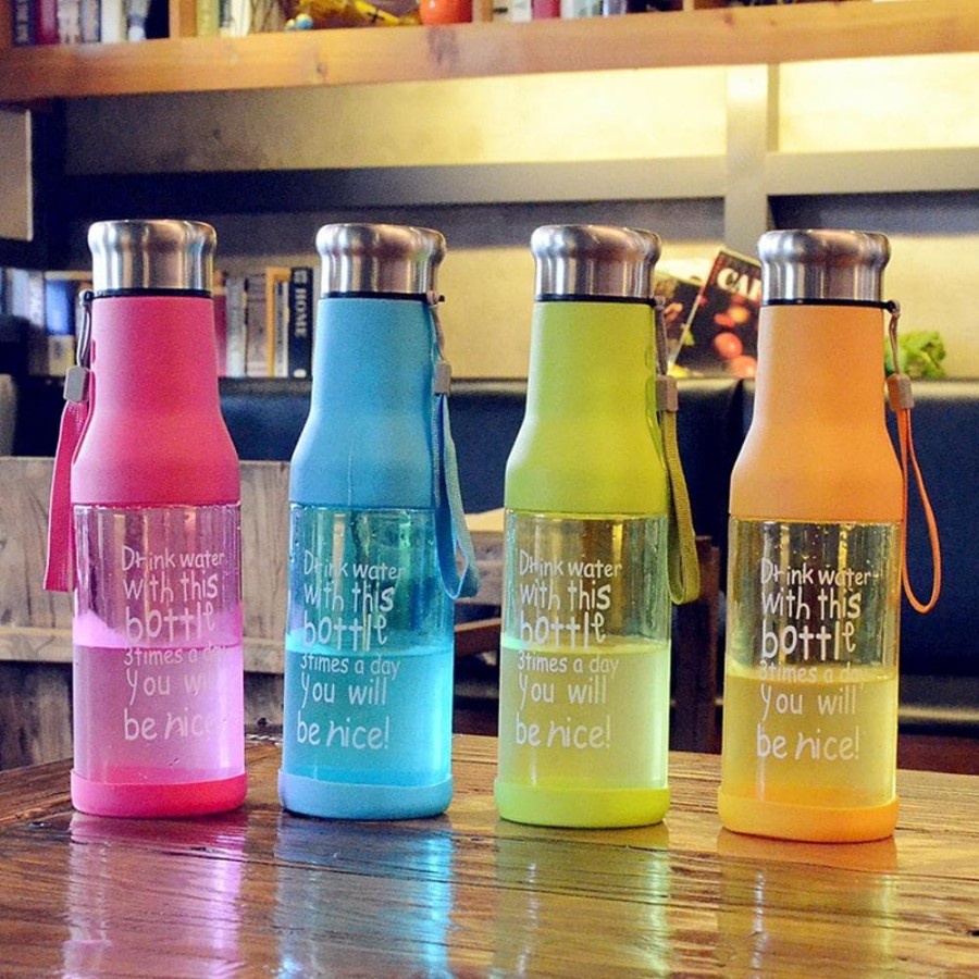 B16 Botol Minum Be Nice ! 600 ml Import Bekal Air Unik Souvenir Promosi