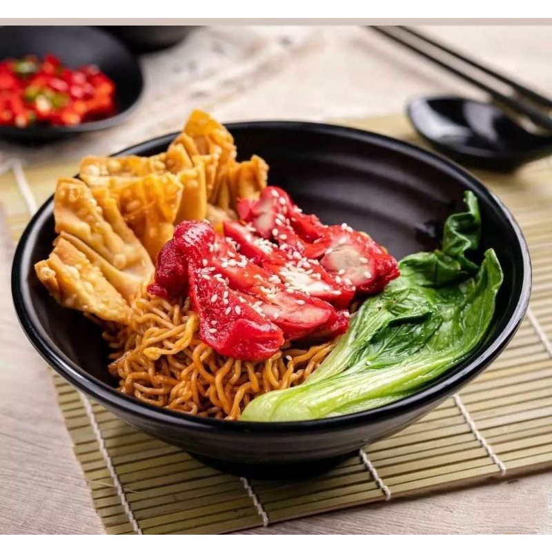 TERMURAH W6308A MANGKOK RAMEN MODEL BATU ORIGINAL GOLDEN DRAGON