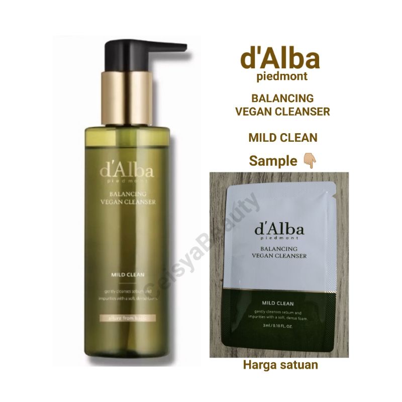 Jual D'ALBA Balancing Vegan Cleanser Mild Clean 3ml (sample sachet