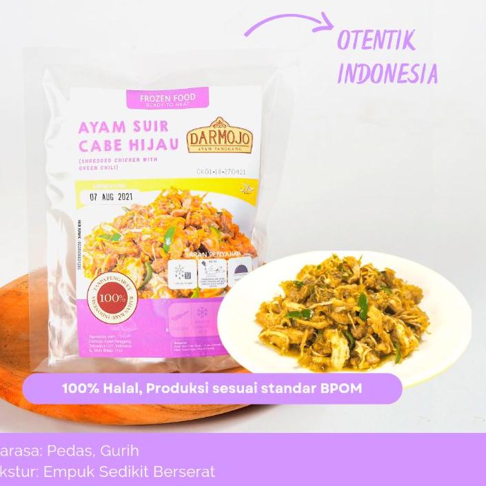 

⇵ AYAM SUIR CABE HIJAU - SAMBAL IJO - MAKANAN SIAP SAJI - DARMOJO AYAM PANGGANG ビ