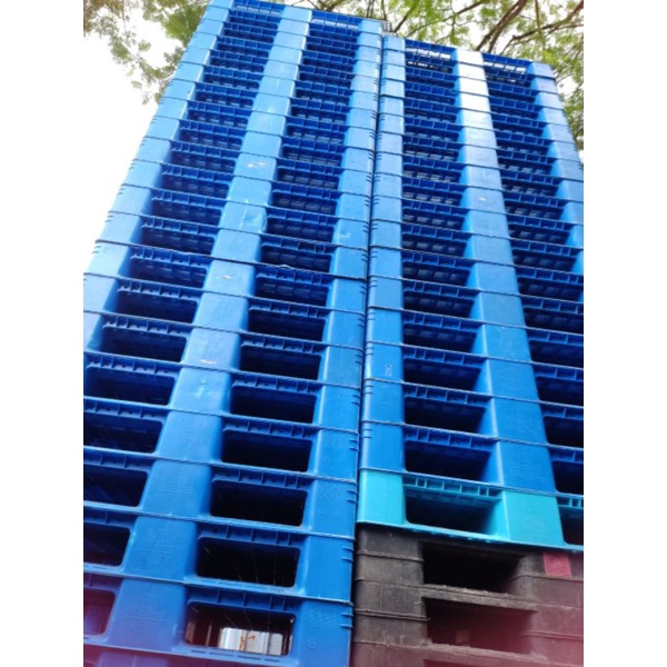 palet plastik seacond murah berkwalitas UK 120x100x15 max 2 ton
