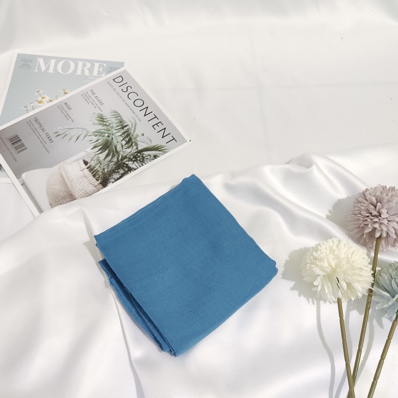 Paris Premium Voal // Paris Premium // Segi Empat Paris Polos-biru