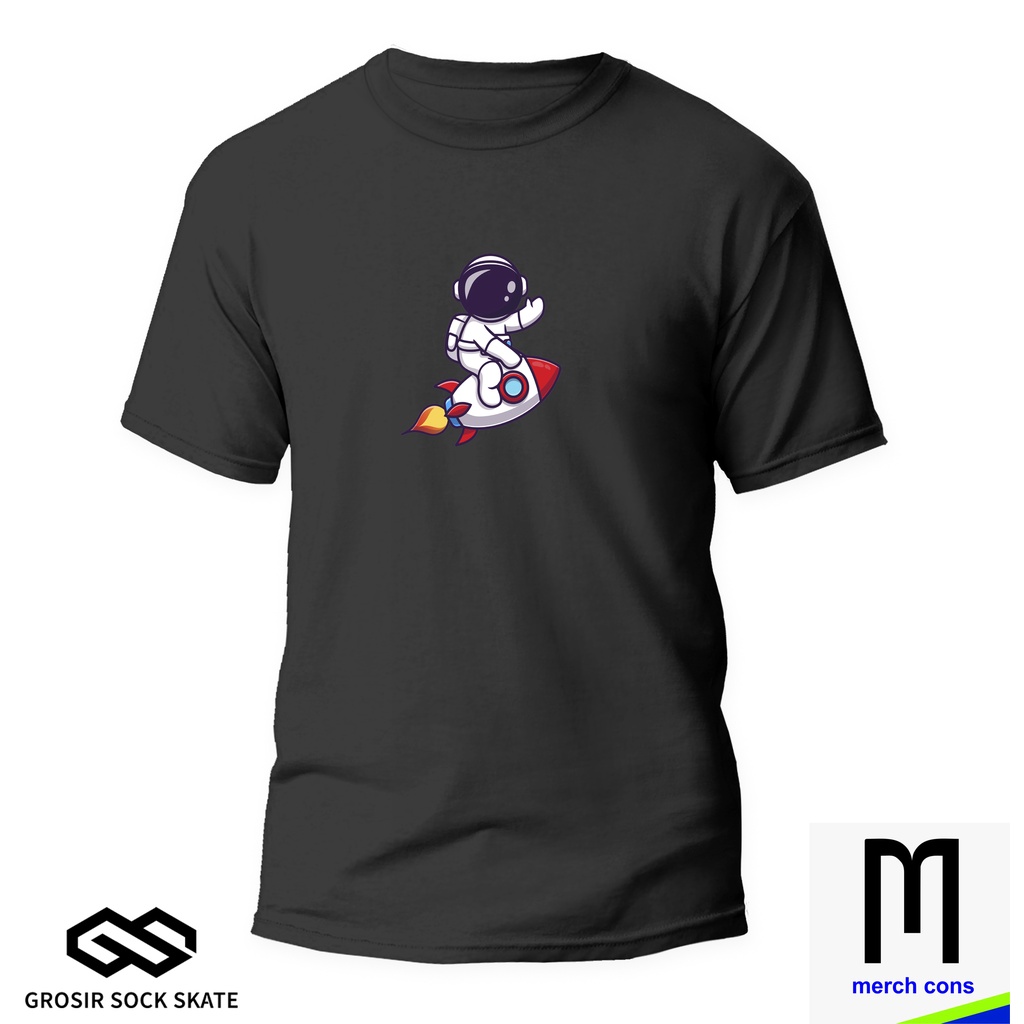 TSHIRT MERCH CONS - ASTRONOUT HITAM 10