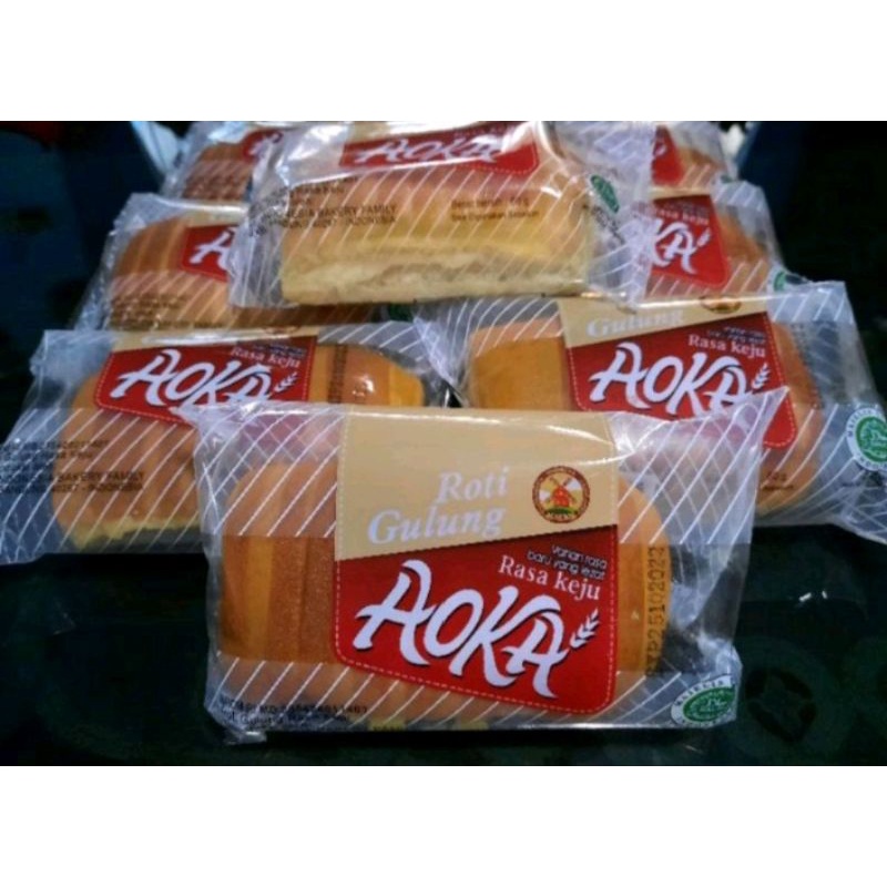 Aoka roti gulung rasa keju