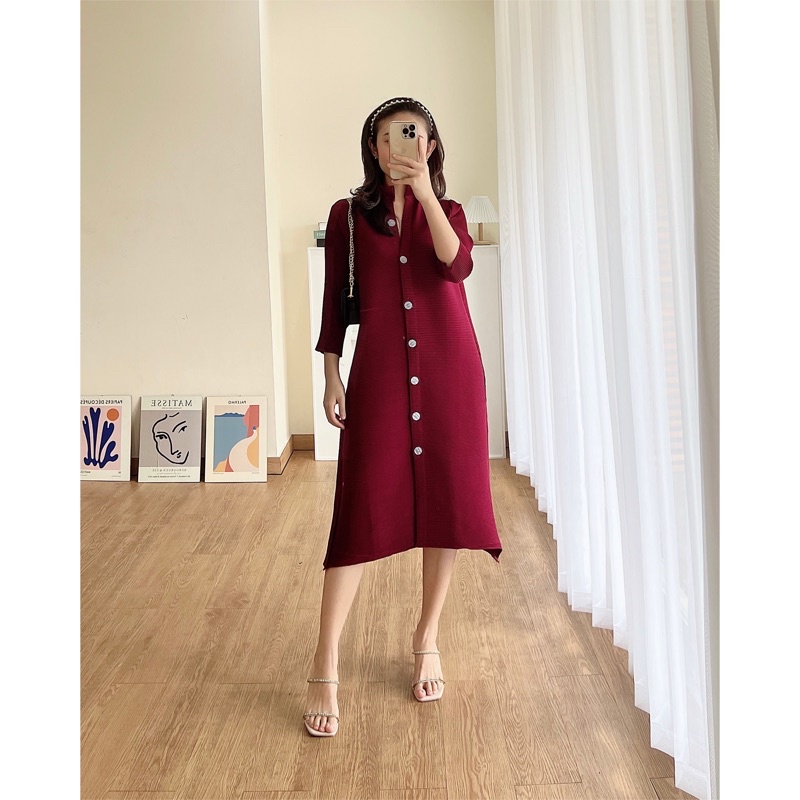 Kamiclothing.id - Patricia Tunik Dress (baju turun naik fashion wanita viral 2022 kekinian busui dan
