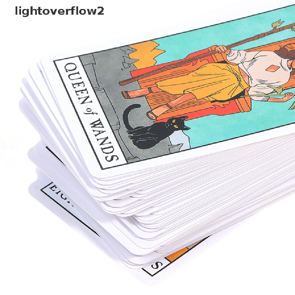 (lightoverflow2) Mainan board game Ramalan Tarot Bahasa Inggris