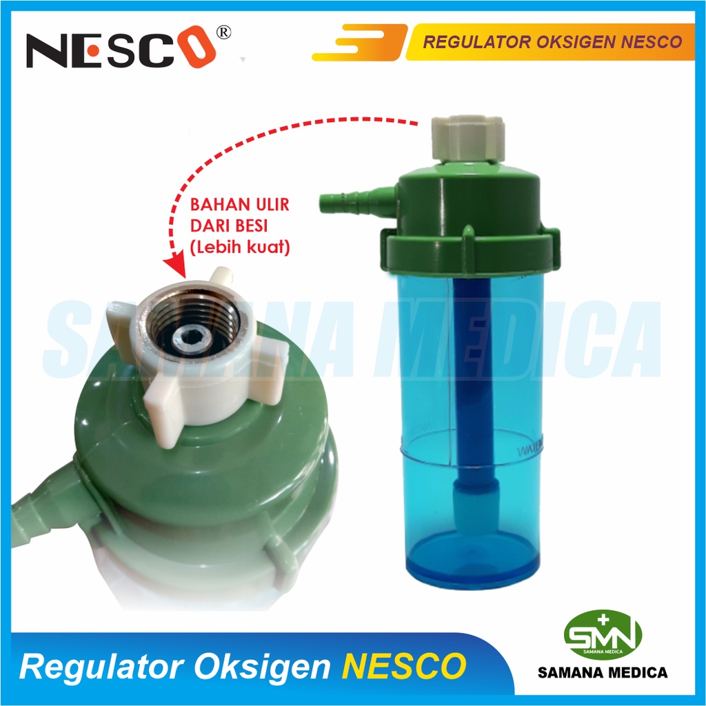 Regulator Oksigen Medis Tabung NESCO Free Nasal Canul