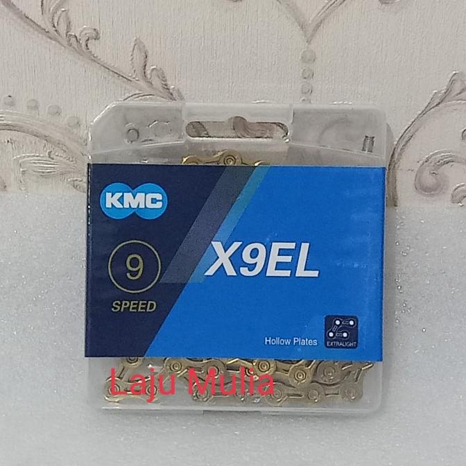 CHAIN RANTAI KMC 9 SPEED X9EL GOLD KW1