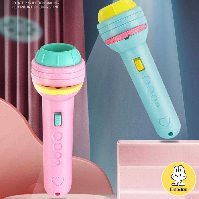 Kartun Proyektor Senter Bayi Cerita Waktu Tidur Pemutaran Mainan Lampu Pendidikan Anak Usia Dini Mainan-S -Doo