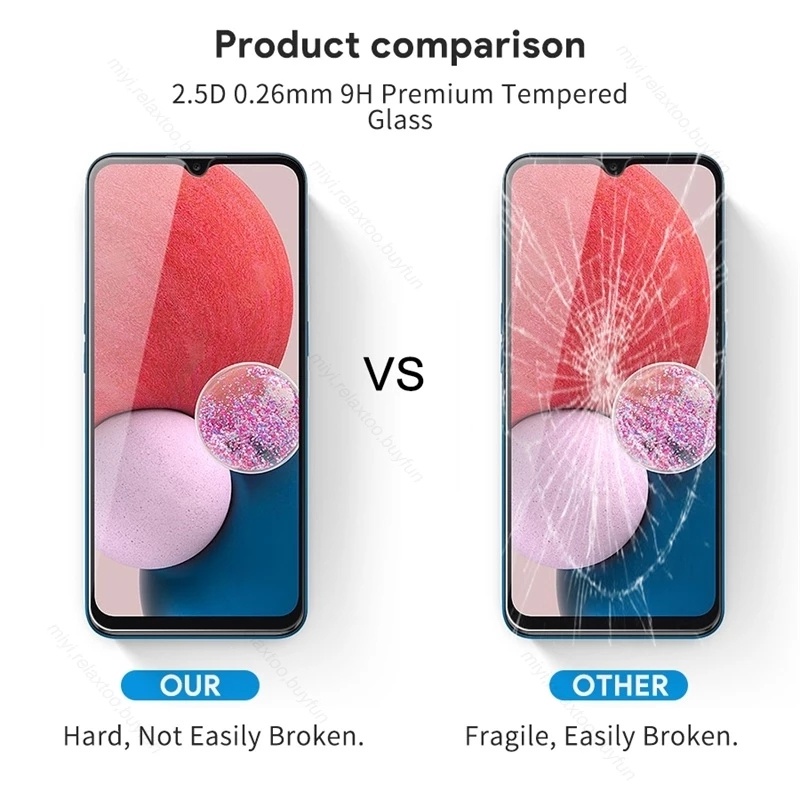 Film Pelindung Layar Tempered Glass Untuk Samsung Galaxy A23