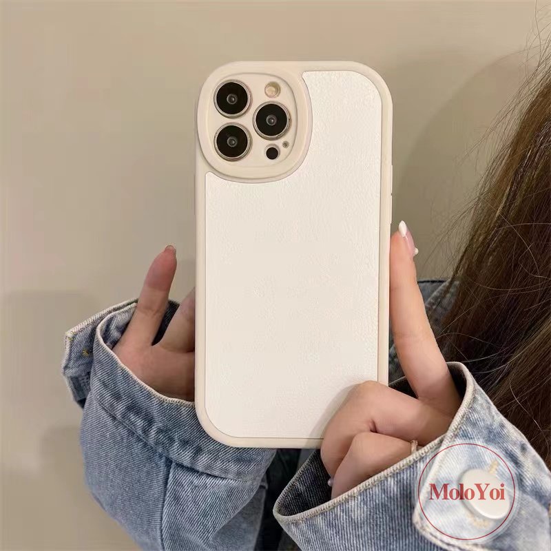 Soft Case Bahan Kulit Tahan Banting Tahan Debu Untuk iPhone 11 14 13 12 Pro MAX 7 8 14 Plus 6 6s XR X XS MAX SE 2020