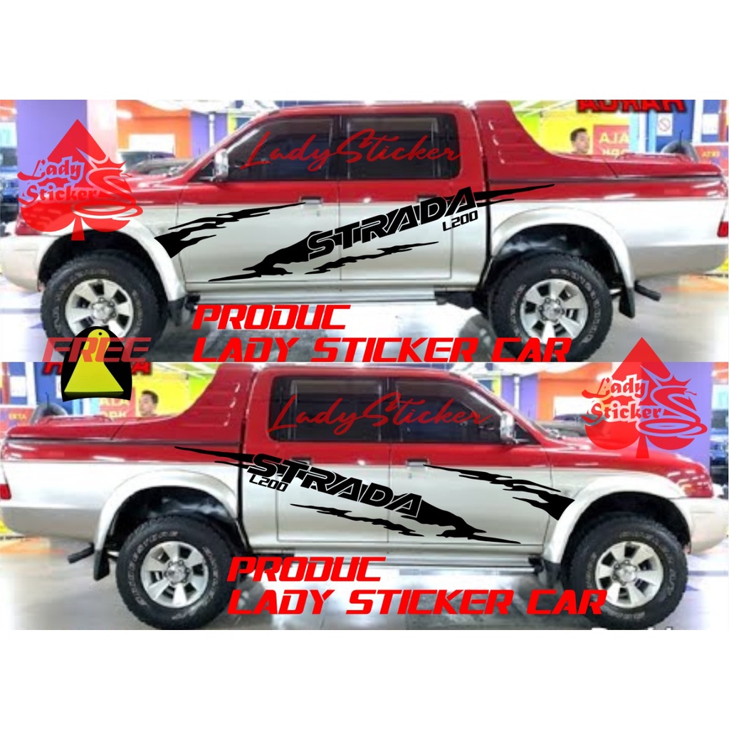 STICKER STKER TRITON L200 CUTTING STICKER STIKER MOBIL MITSUBISHI TRITON L200