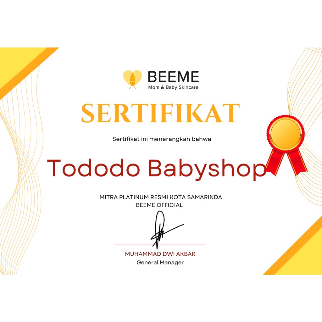 Suncreen Ibu dan Anak Beeme Honey Lotion with Niacinamide SPF 50+++ 20gr