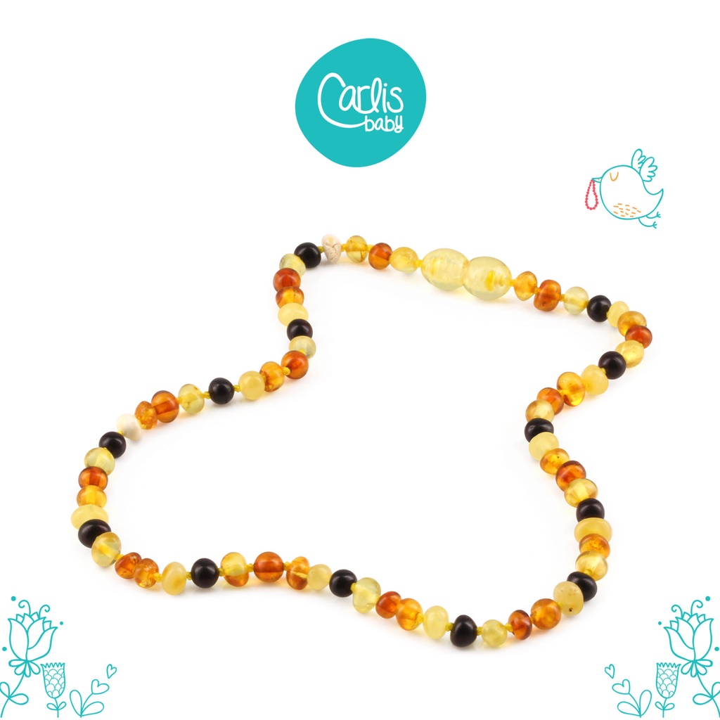 XB43M1 Kalung dan Gelang Amber Tumbuh Gigi Bayi By Carlis Baby
