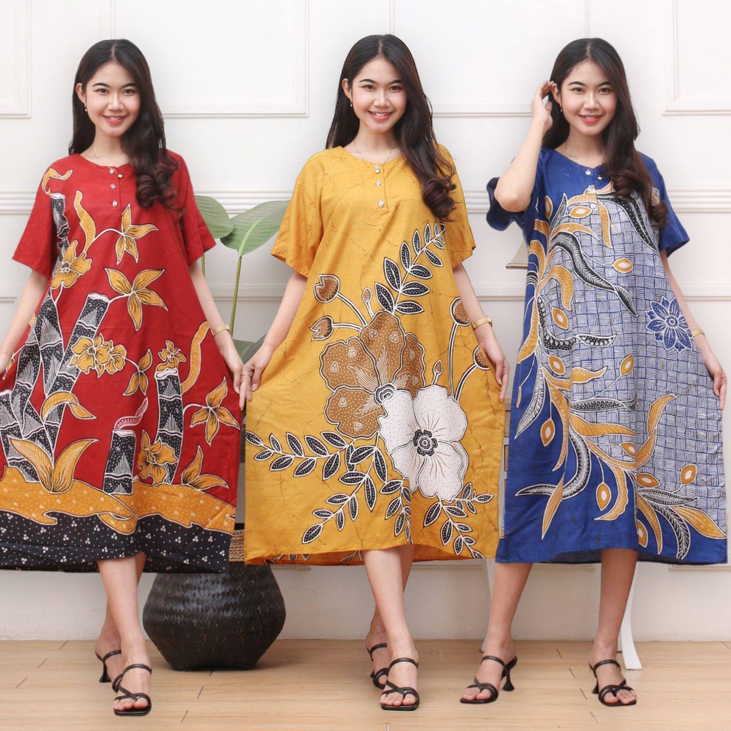 Daster Jumbo Varian BRIGITTA Daster Busui  Daster Cantik  Baju Tidur  Baju santai  Daster Batik