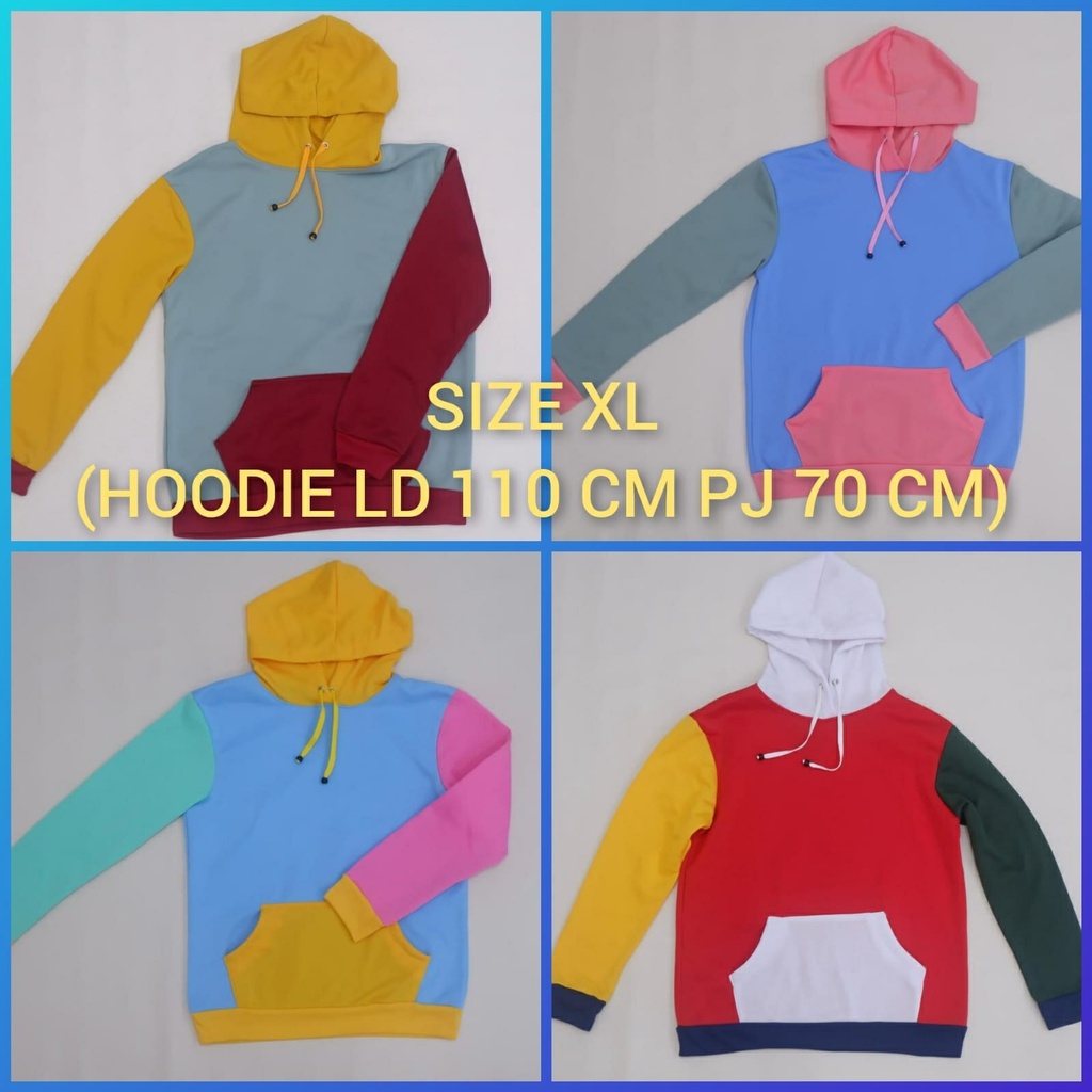 BISA COD/JHOSE/HOODIE TRICOLOUR/HOODIE 3 WARNA/TERLARIS