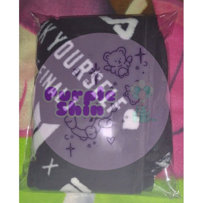 (Ready Stock) Blanket BTS Speak Yourself Concert X Fila