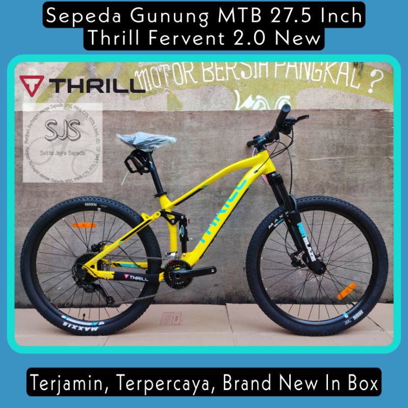 Sepeda Gunung MTB 27.5 Inch THRILL FERVENT 2.0 HD Alloy 2x9 Speed New