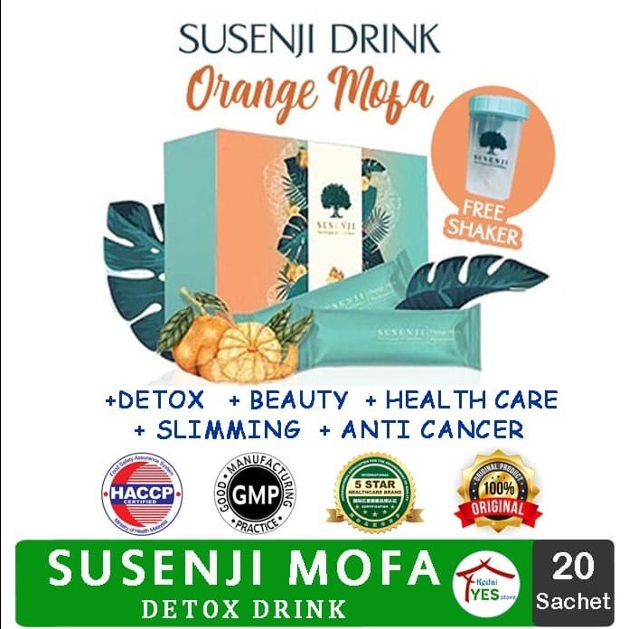 Susenji Drink Orange Mofa Detox / Diet / Pelangsing Badan