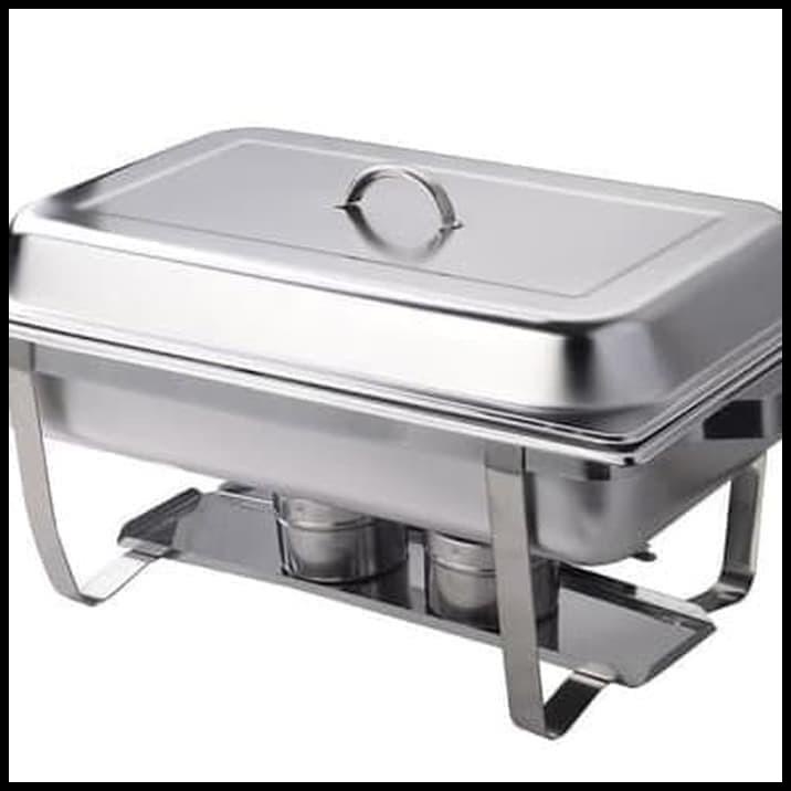 Wadah Saji Prasmanan / Chafing Dish 9 Lt / Tempat Prasmanan Stainless