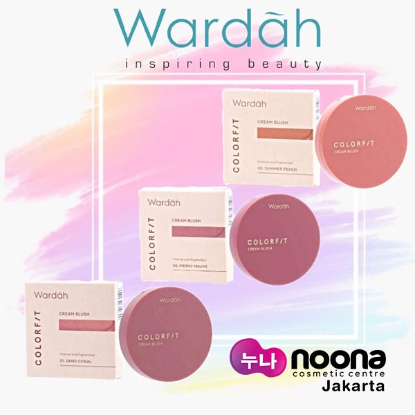 WARDAH COLORFIT CREAM BLUSH