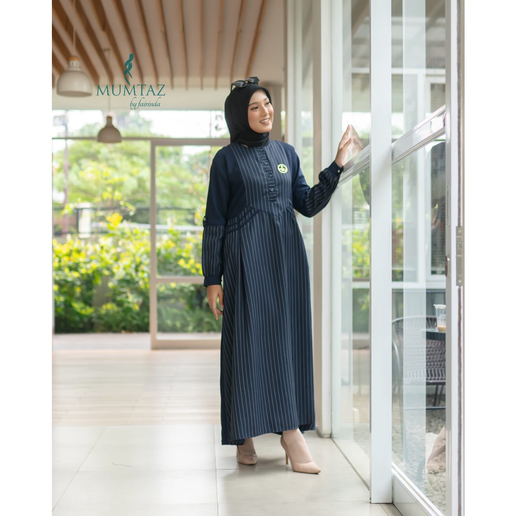 SHANUM ADHA DRESS ITYCREPE ORI BY MUMTAZ VIOLA GAMIS WANITA MEWAH FASHION MUSLIMAH CASUAL