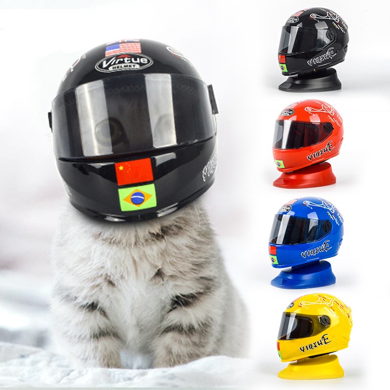 Helm Pelindung Kepala Anjing / Kucing Peliharaan Untuk Outdoor