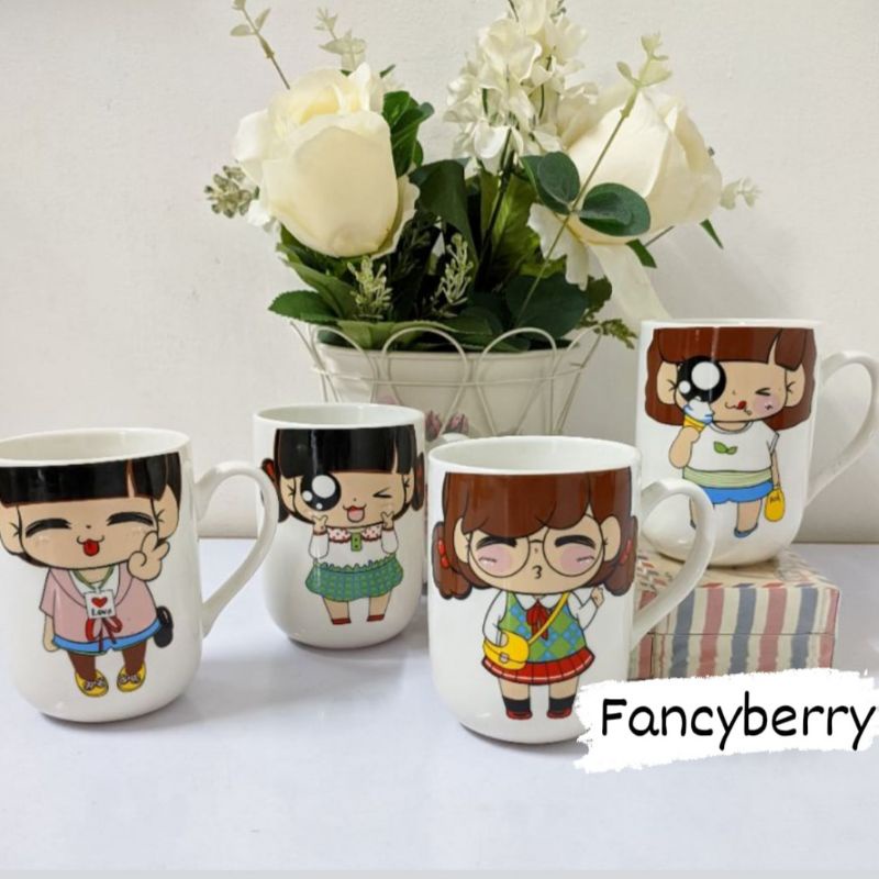 MUG KERAMIK CEWEK / GIRL CUTE
