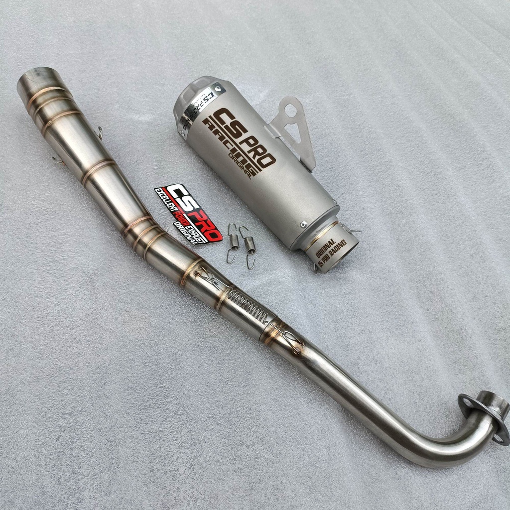 (original) Cs pro exhaust knalpot racing for jupiter z supra x revo absolut vega R/zr revo fit blade