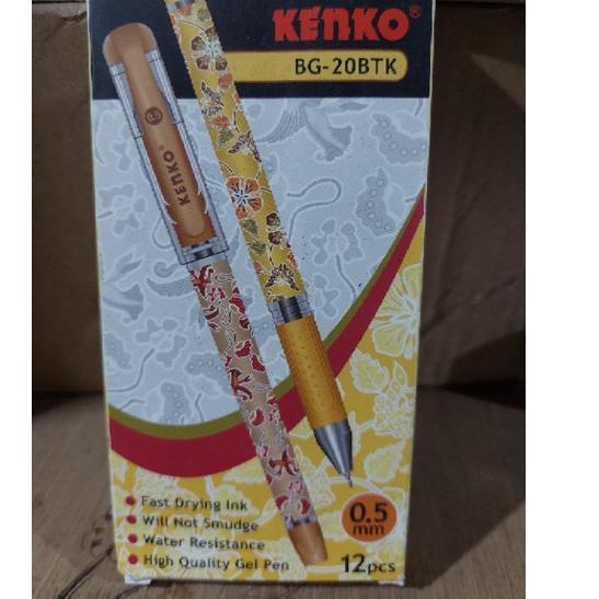 

Lebih Bermanfaat Kenko Gel Pen Batik /BG-20 Batik/ BG-16 Batik (DAPAT 12PC)