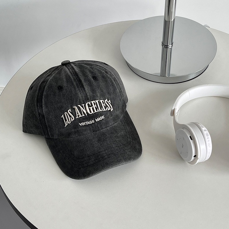 Topi Pria Wanita Baseball Korea Bordir LOS ANGELESS Vintage Fashion Kekinian BSBB
